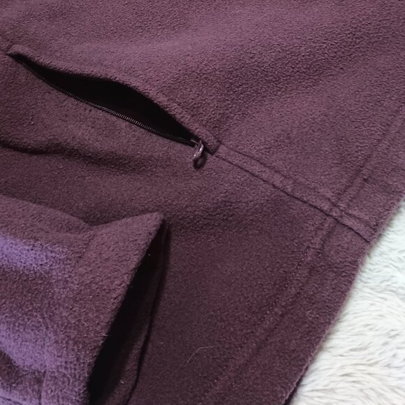 Natural Reflections Womens Fleece Purple Jacket Size XL Zip Up EUC - Picture 6 of 10